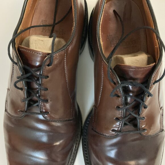 Allen Edmonds Leeds in burgundy shell cordovan (9D) - Picture 7 of 9